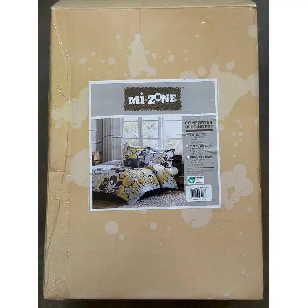 NEW! Mi Zone Mackenzie Twin/Twin XL Floral 3PC Midweight Comforter Set